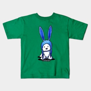 KiniArt Westie Bunny Kids T-Shirt